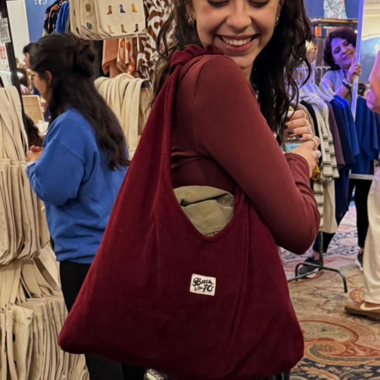 Mini Boho - Burgundy