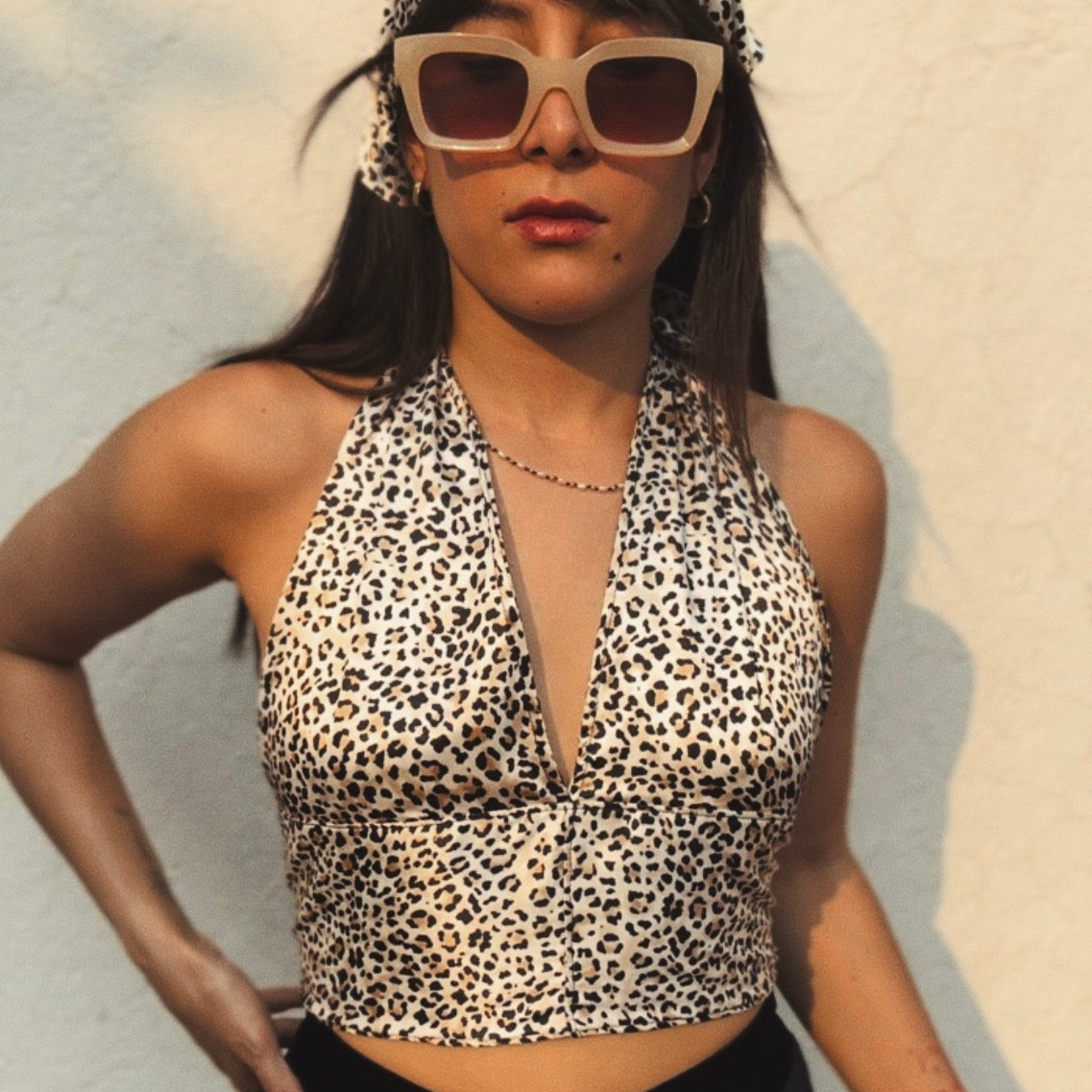 Leopard Halter