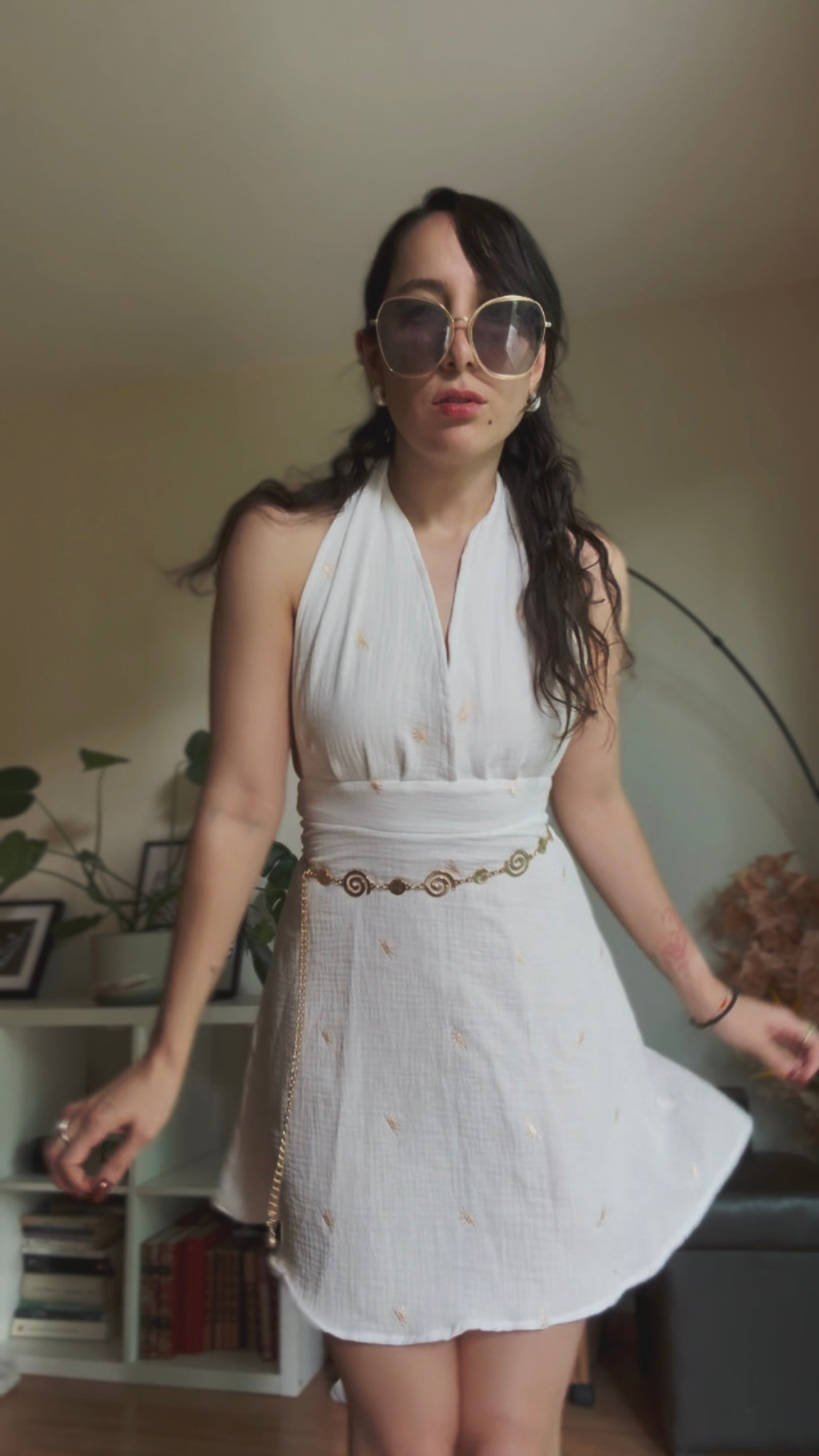 Sunrise Halter Dress