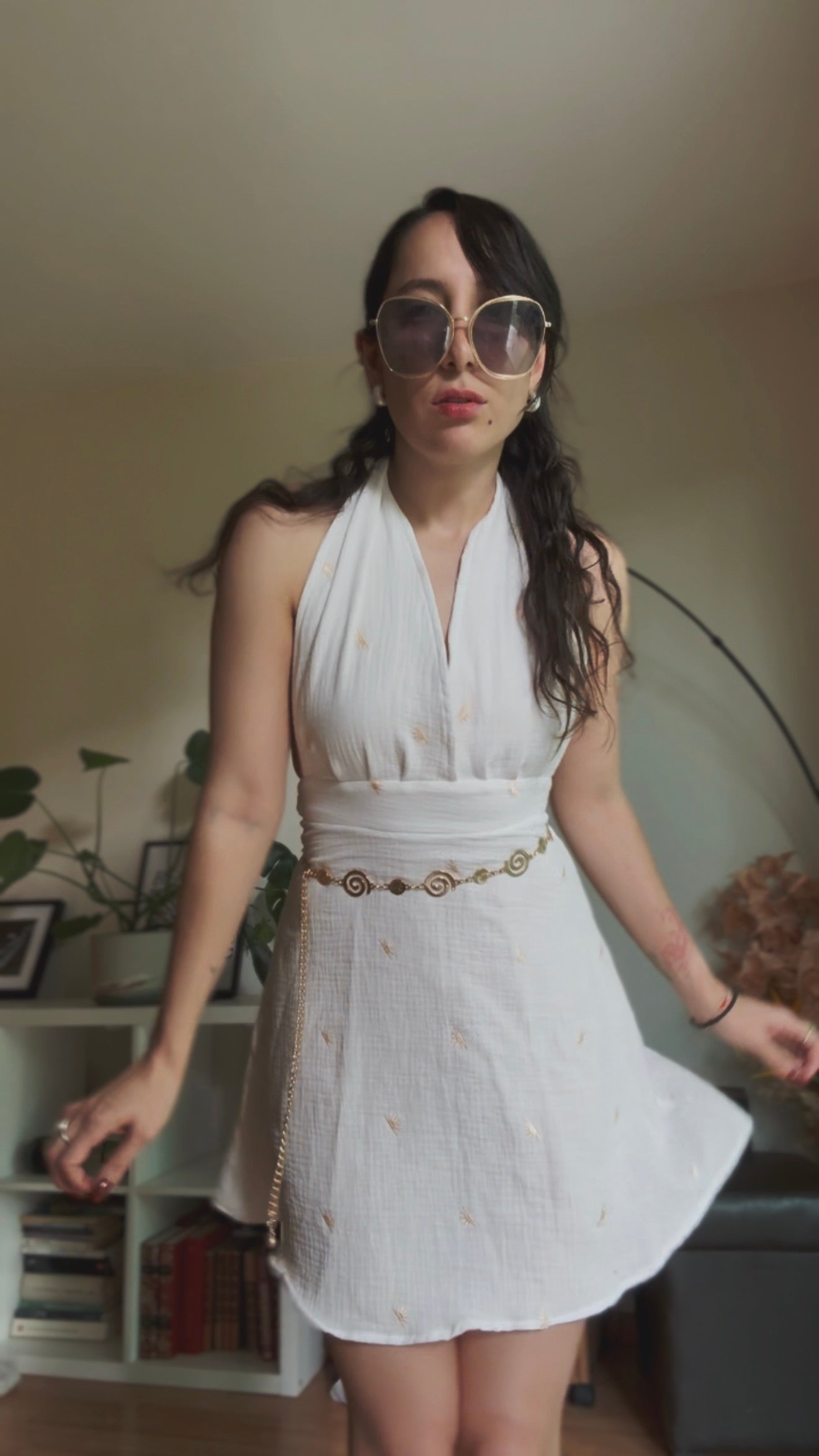 Sunrise Halter Dress